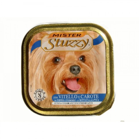 Vlažna hrana za pse Stuzzy Mr. Stuzzy Dog teletina i šargarepa 150gr